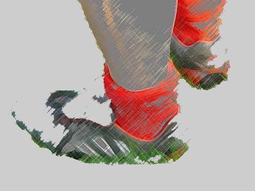 It's all in your feet.